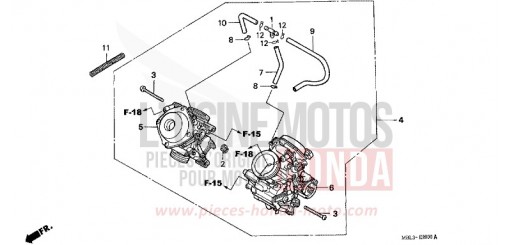 VERGASER (KOMPL.) NT650V3 de 2003